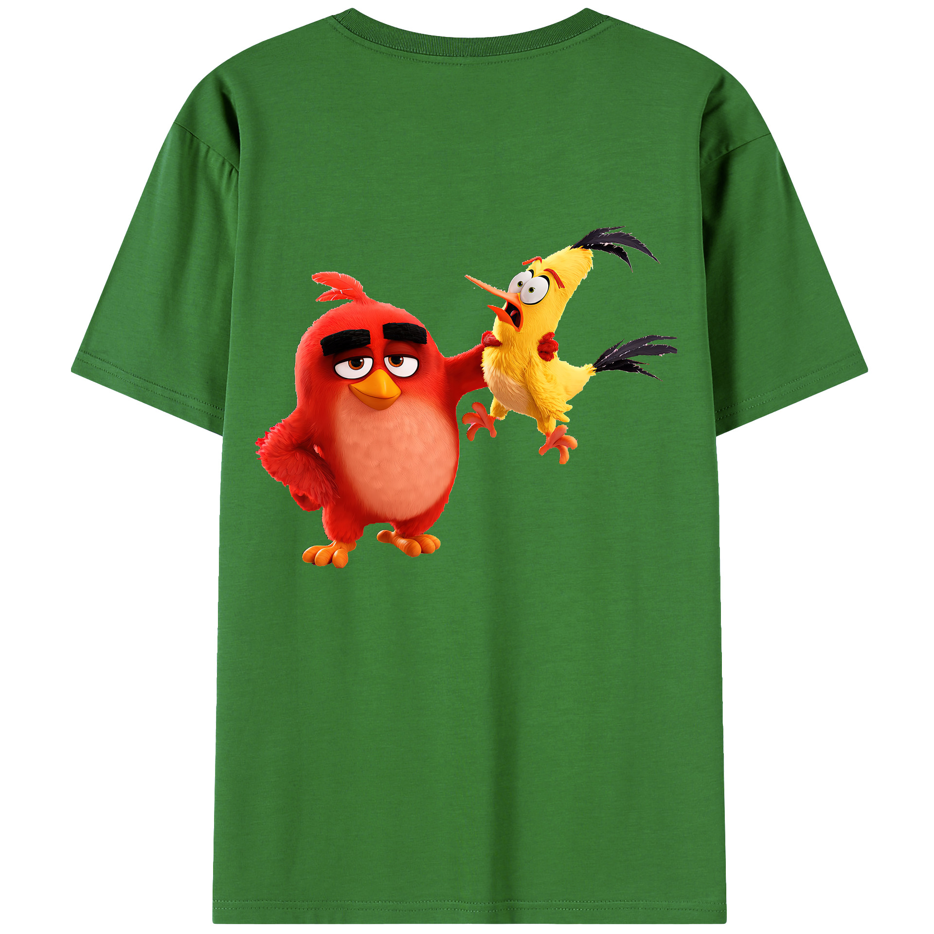 （画像用） Angry Birds アングリーバード レディース半袖Tシャツ(バックプリント)